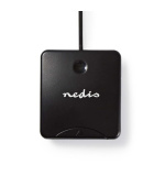 Nedis CRDRU2SM1BK - čtečka čipových karet Smart Card (ID, eObčanka), USB 2.0