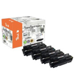 PEACH kompatibilní toner HP 201X, 4-MultiPack, CF400-3X, bk, c, m, y
