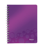 LEITZ Blok  WOW A5, PP, linka, purpurová