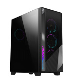 GIGABYTE herní skříň case GB-AC500G ST RGB Lighting, Mid Tower, temperované sklo, airflow design