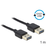 Delock Kabel EASY-USB 2.0-A samec > samec   1 m