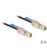Delock Kabel Mini SAS HD x 4 SFF 8644 samec > Mini SAS HD x 4 SFF 8644 samec 2 m
