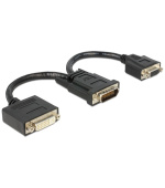 Delock Adaptér DMS-59 samec > DVI 24+5 samice + VGA samice20 cm