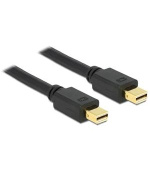 Delock mini Displayport kabel samec - samec 1 m, černý