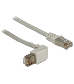 Delock Cable RJ45 Cat.6 SSTP pravoúhlý / přímý 0,5 m