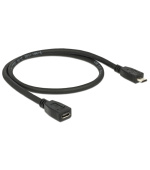 Delock prodlužovací kabel USB micro-B samec > micro-B samice 0.5 m
