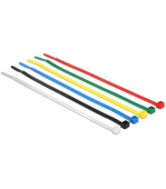 Delock Stahovací pásky barevné D 200 x Š 3,6 mm 100 ks