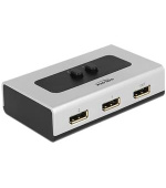 Delock přepínač Displayport 1.1 2 port manuální