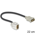 Delock Keystone modul HDMI samice > HDMI samice 250° s kabelem