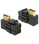 Delock Keystone Modul HDMI samice > HDMI samice 90° pravoúhlý černý