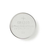 Nedis BALCR12205BL - Lithiová Knoflíková Baterie CR1220 | 3 V | 5 kusů | Blistr