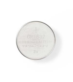 Nedis BALCR16325BL - Lithiová Knoflíková Baterie CR1632 | 3 V | 5 kusů | Blistr