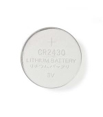 Nedis BALCR24305BL - Lithiová Knoflíková Baterie CR2430 | 3 V | 5 kusů | Blistr