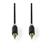 Nedis CABW22000AT100 - Stereofonní Audio Kabel | 3,5mm Zástrčka - 3,5mm Zástrčka | 10 m | Antracit