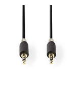 Nedis CABW22000AT30 - Stereofonní Audio Kabel | 3,5mm Zástrčka - 3,5mm Zástrčka | 3 m | Antracit