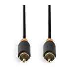 Nedis CABW24170AT20 - Digitální Audio kabel | RCA Zástrčka - RCA Zástrčka | 2 m | Antracit
