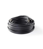 Nedis CCTVCA10BK100 - CCTV Bezpečnostní Kabel BNC / DC | RG59 | 10 m | předem sestavené konektory