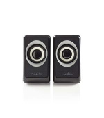 Nedis CSPR20020BK - PC reproduktor | 2.0 | 18 W | Jack 3,5 mm