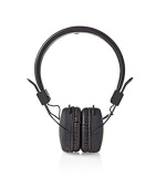 Nedis HPBT1100BK - Bezdrátová Sluchátka | Bluetooth® | On-ear | Skládací | Černá barva