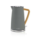Nedis KAWK510EGY - Rychlovarná Konvice | 1,7 L | Soft-Touch | Šedá barva
