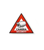 Nedis STCKWC105 - Výstražná Samolepka | Symbol Bezpečnostní Kamery | Sada 5 kusů