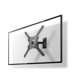 Nedis TVWM1430BK - Full Motion Nástěnný Držák TV | 23–55" | Max. 30 kg | 2 Otočné Body