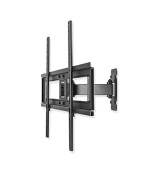 Nedis TVWM1450BK - Full Motion Nástěnný Držák TV | 37–70" | Max. 35 kg | 2 Otočné Body