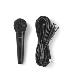 Nedis MPWD25BK - Kabelový Mikrofon | Citlivost: -72 dB +/- 3 dB | 85 Hz – 11 kHz | 5 m