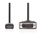 Nedis CCGB34800BK30 - Kabel HDMI – DVI | HDMI Konektor - DVI-D 24+1-Pin Zástrčka | 3 m | Černá barva