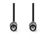 Nedis CAGB22000BK10 - Stereofonní Audio Kabel | 3,5mm Zástrčka - 3,5mm Zástrčka | 1 m | Černá barva