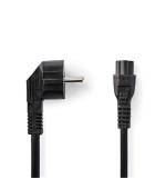 Nedis CEGB10100BK20 - Napájecí Kabel | Úhlová zástrčka Schuko - IEC-320-C5 | 2 m | Černá barva