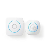 Nedis ALRMMW20WT - Alarm s Detektorem Pohybu pro Zabezpečení Domácnosti  |  8 Vyzváněcích Tónů  |  Signály s osvětlením