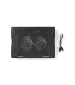 Nedis NBCR200BK - Stojan na Notebook | až 18" | Univerzální | Černá barva