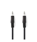 Nedis CAGB22000BK20 - Stereofonní Audio Kabel | 3,5mm Zástrčka - 3,5mm Zástrčka | 2 m | Černá barva