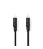 Nedis CAGB24170BK20 - Digitální Audio kabel | RCA Zástrčka - RCA Zástrčka | 2 m | Černá barva