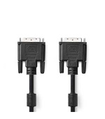 Nedis CCGB32000BK20 - Kabel DVI | DVI-D 24+1-Pin Zástrčka - DVI-D 24+1-Pin Zástrčka | 2 m | Černá barva