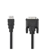 Nedis CCGB34800BK20 - Kabel HDMI – DVI | HDMI Konektor - DVI-D 24+1-Pin Zástrčka | 2 m | Černá barva