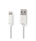 Nedis CCGB39300WT20 - Synchronizační a nabíjecí kabel | Apple Lightning - USB A Zástrčka | 2 m | Bílá barva