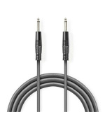Nedis COTH23050GY30 - Monofonní Kabel k Reproduktoru | 6,35mm Zástrčka – 6,35mm Zástrčka | 3 m | Šedá barva