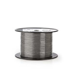 Nedis COTR15021GY100 - DMX Kabel 110 Ohmů | 2x 0,23 mm2 | 100 m | Cívka | Šedá barva