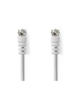 Nedis CSGB41000WT30 - Satelitní a Anténní Kabel | F zástrčka - F zástrčka | 3 m | Bílá barva