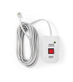 Nedis PIMSRC05WT - Dálkový Ovladač Měniče | pro Nedis Měniče Modifikované Sinusoidy | Kabel 5 m