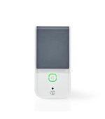 Nedis WIFIPO120FWT - Chytrá Wi-Fi Venkovní Zásuvka | Ochrana Proti Stříkancům Vody | IP44 | Monitor Napájení | Schuko T