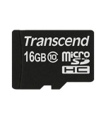 Transcend 16GB microSDHC (Class 10) paměťová karta (bez adaptéru)