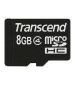 Transcend 8GB microSDHC (Class 4) paměťová karta (bez adaptéru)