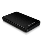TRANSCEND 1TB StoreJet 25A3, 2.5”, USB 3.0 (3.1 Gen 1) Stylový externí odolný hard disk, černý se vzorem