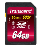 Transcend 64GB SDXC (Class 10) UHS-I 600x (Ultimate) MLC paměťová karta