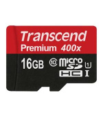 Transcend 16GB microSDHC UHS-I 400x Premium (Class 10) paměťová karta (bez adaptéru)