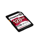 KINGSTON 128GB Canvas React Plus SDHC UHS-II 300R/260W U3 V90 for Full HD/4K/8K
