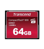 Transcend 64GB CF (800X) paměťová karta